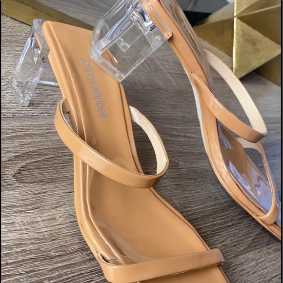 *SOLD* Jeffrey Campbell Epoxy Sandals - Picture 2 of 11